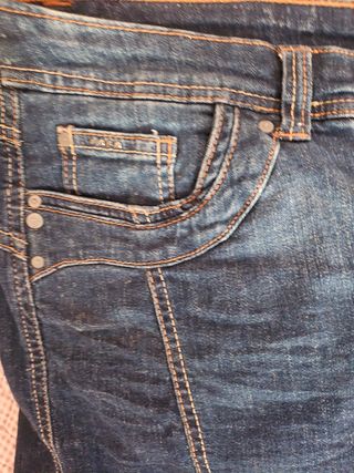 Falda vaquera azul - Talla L