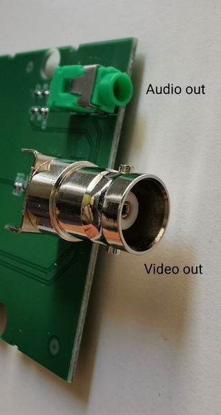 Circuito conversor HDMI a Audio/Vídeo BNC 5 volts