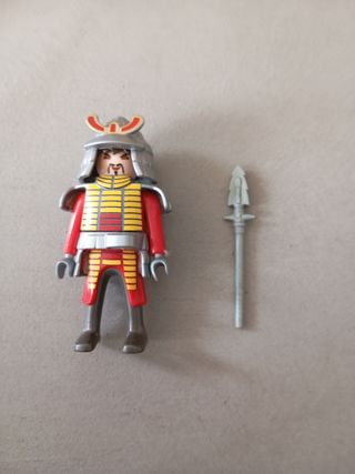 Samurai Playmobil plateado