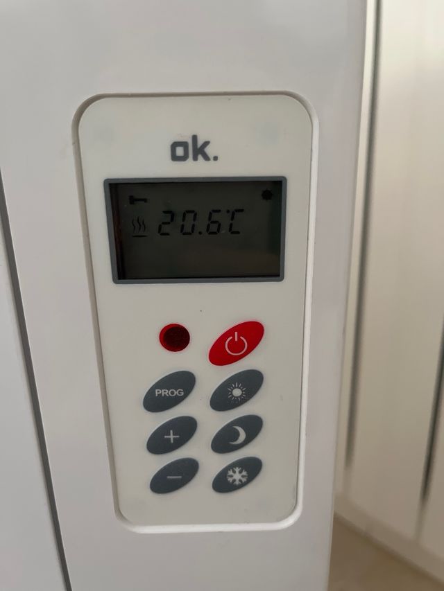 Radiador eléctrico OK. programable
