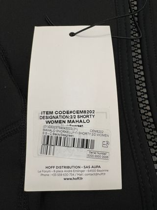 Traje neopreno talla S 2mm