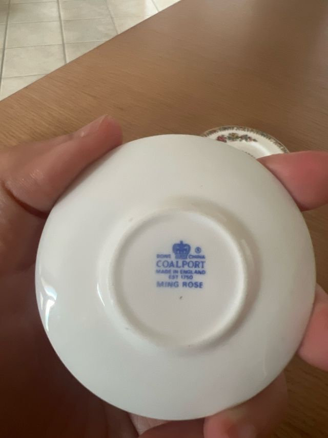 Set da thè Coalport Ming Rose