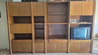 Mueble salón vintage madera