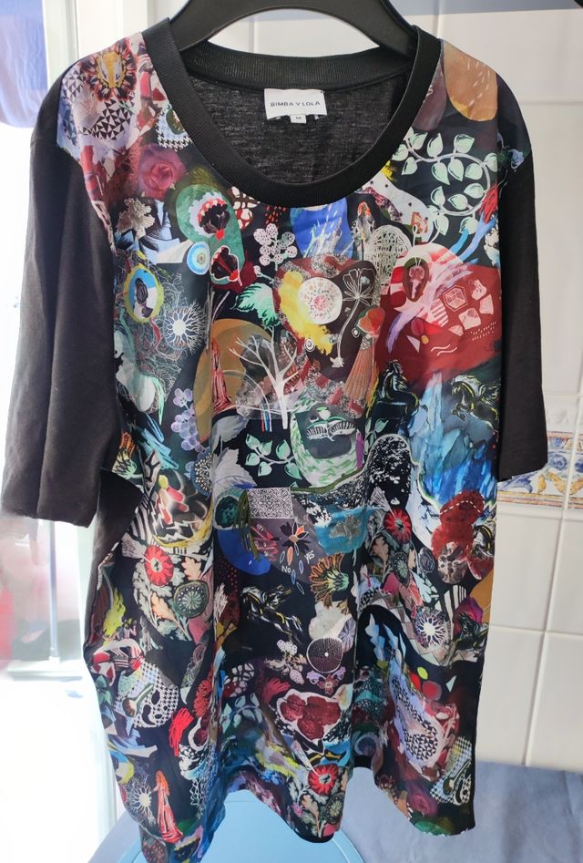 Camiseta estampada Bimba y Lola talla M