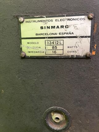 Altavoces SINMARC I3412L - 2uds