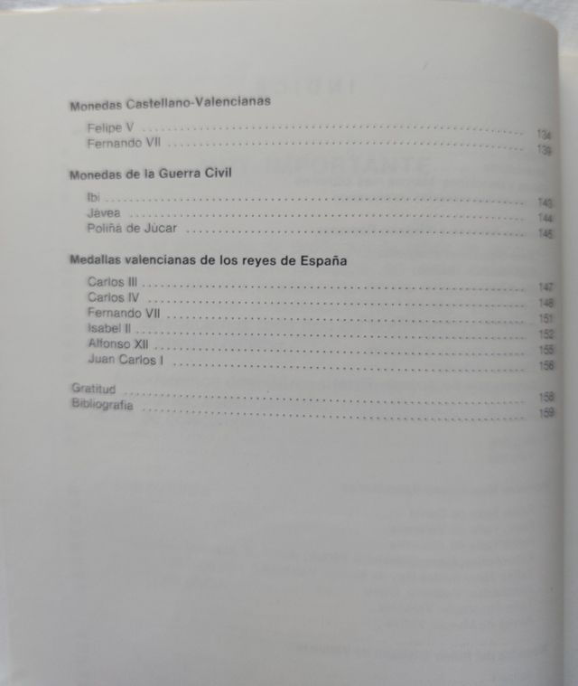 Catálogo monedas valencianas y medallas Valencia