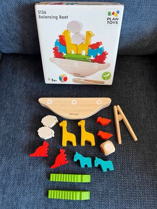 Balancing boat PLAN TOYS  NUEVO!!!