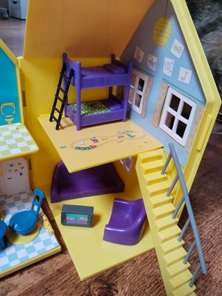 Lote Peppa Pig: casa y colegio.