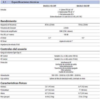 Altavoces/Monitores PreSonus Eris E3.5