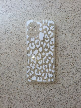 Funda Samsung Galaxy A32 - Blanca Leopardo