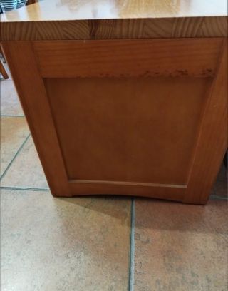 Mueble provenzal madera 2 cajones