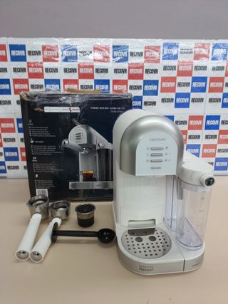 ✅ Cafetera 1470 W, 20 Bares Semiautomática Power Instant-ccino 20 Chic Serie Bianca, Para Café molido y en cápsulas, Depósito de Leche 0.7ml, Depósito de Agua 1L, Blanca Cecotec