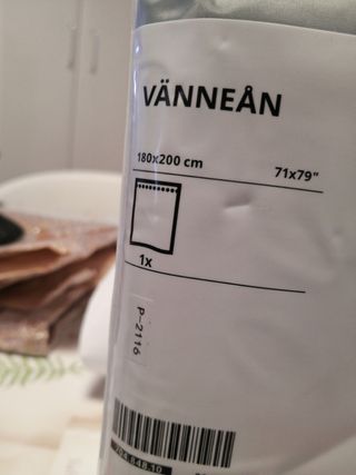 Cortina ducha Vänneån de Ikea