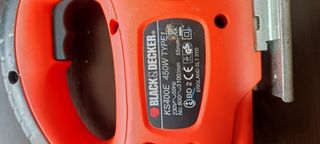 Sierra caladora Black+Decker como nueva