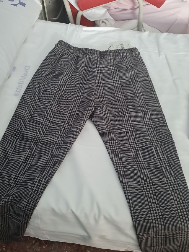 Pantalones Siksilk - Gris y Negro