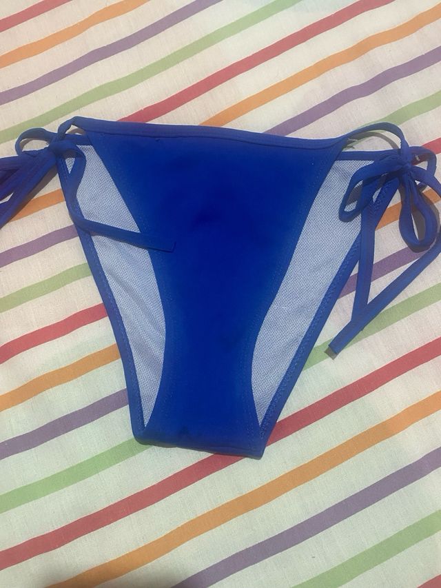 Lote 1 bikini rayas y 2 braguitas T36/38