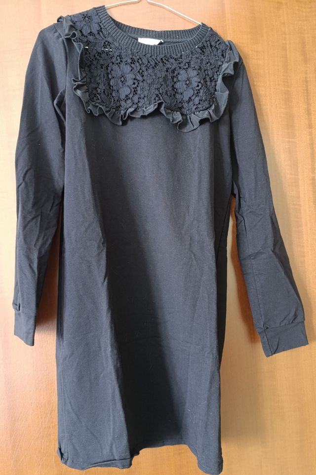 Maglione lungo o abito in maglia nero Motivi