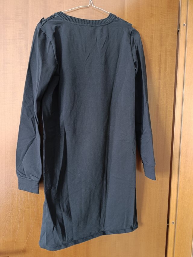 Maglione lungo o abito in maglia nero Motivi