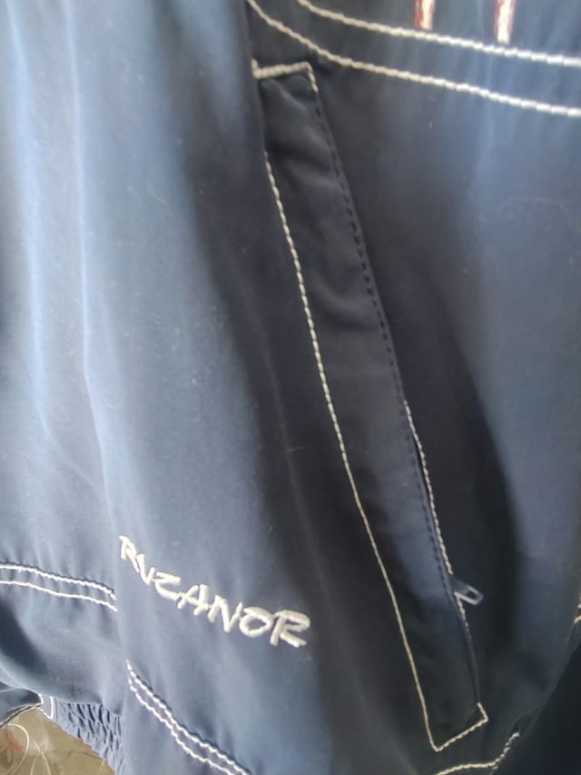 Chaqueta RUCHARD vintage azul y blanca