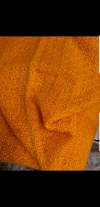 Tela naranja Pique. 3metros