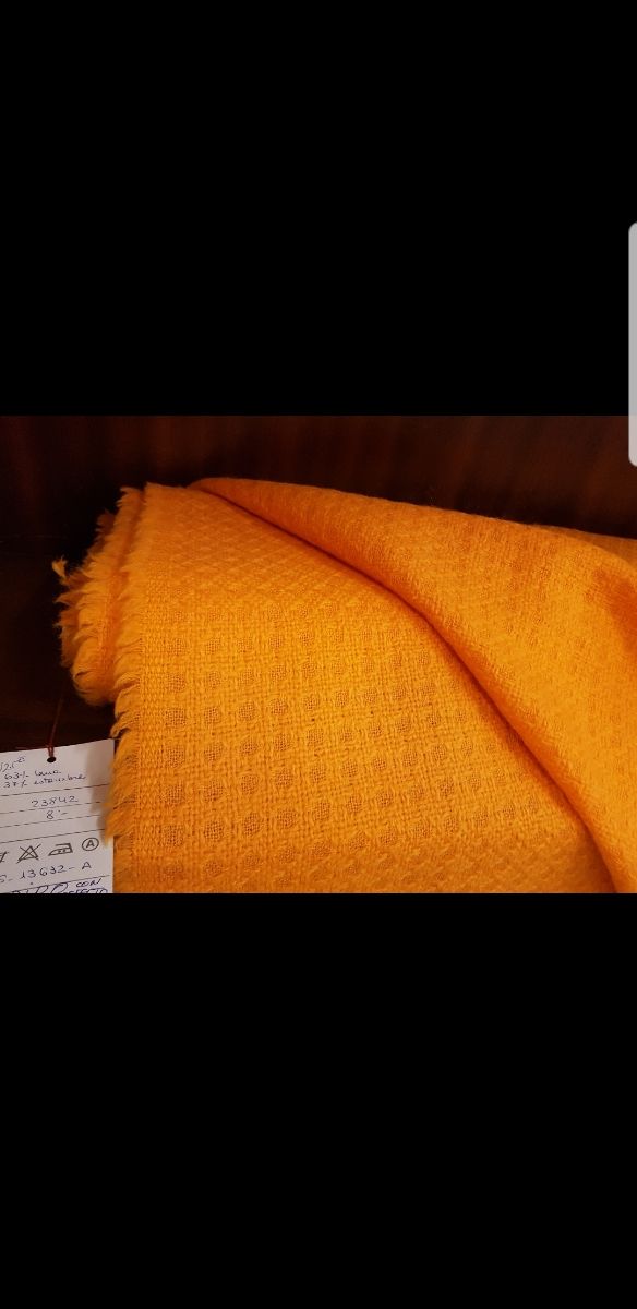 Tela naranja Pique. 3metros