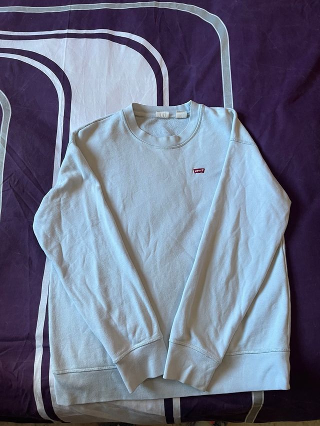 Sudadera Levis mujer azul