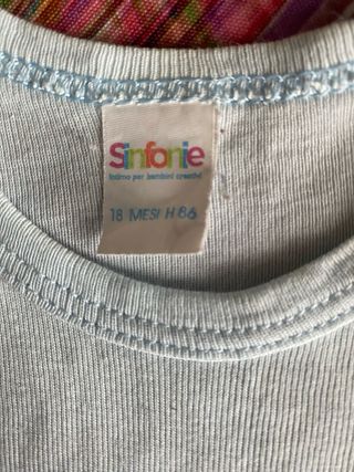 Body neonato Sinfonie 18 mesi