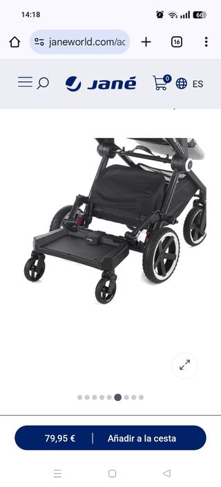Patinete adaptador carro