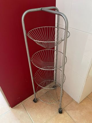 Frutero vintage 3 cestas metal
