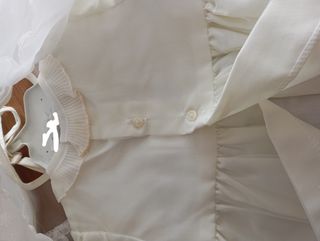 Faldón bautizo niño/a blanco