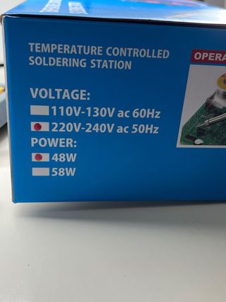 Soldador para electronica regulable 48w+accesorios