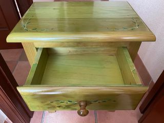 habitacion juvenil madera cabezal mesilla escritor