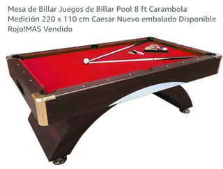 Mesa billar 249x137cm