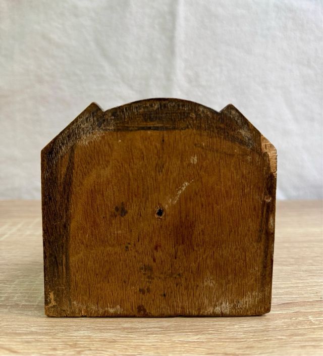 ANTICO SACRO CUORE DI GESÙ IN PASTA/LEGNO