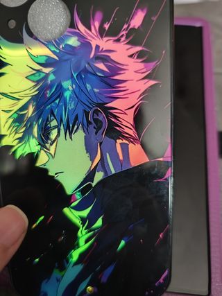 Fundas móvil anime,para iPhone 15 luminosas