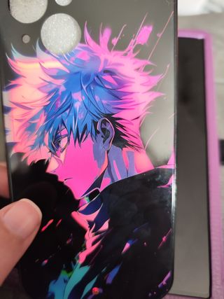 Fundas móvil anime,para iPhone 15 luminosas