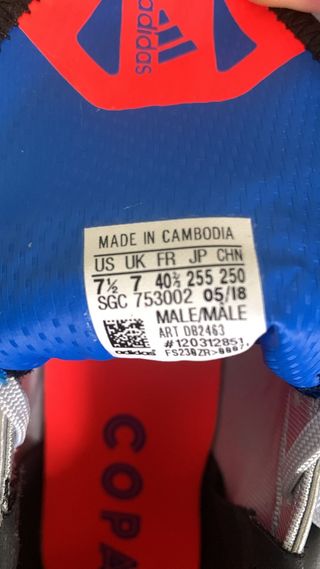 Zapatillas Adidas Copa  - Fútbol - 40,5