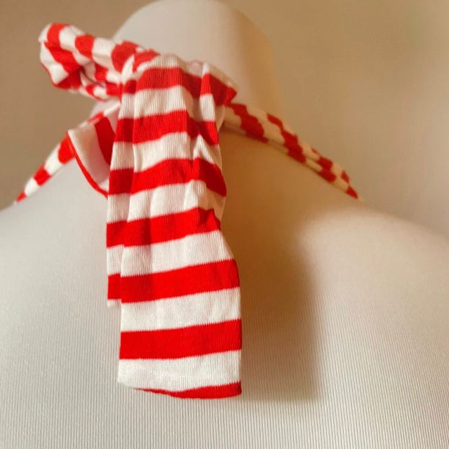 Top BERNA righe bianco-rosso Tg S nuovo