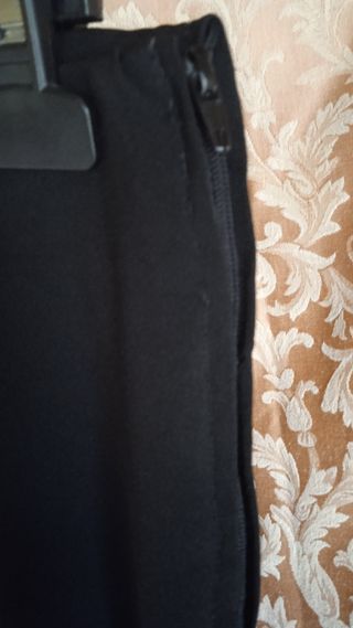 Pantaloni donna neri gamba ampia