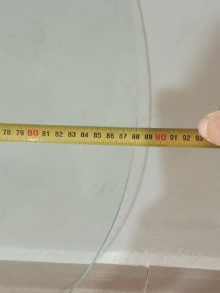Cristal mesa redonda 88 cm