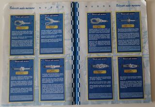 Cuadro nudos marineros con álbum
