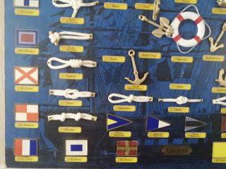 Cuadro nudos marineros con álbum