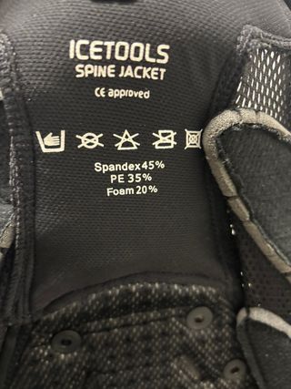 Back Protector Systems Icetools talla L (como nuevo, con bolsa y manual)