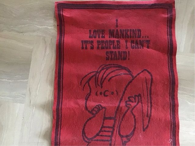 Poster Linus anni 70 raro