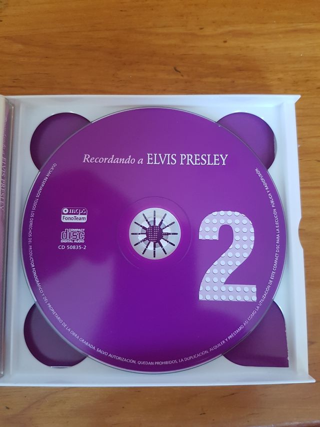 CD Elvis Presley - Recuerdo a Elvis