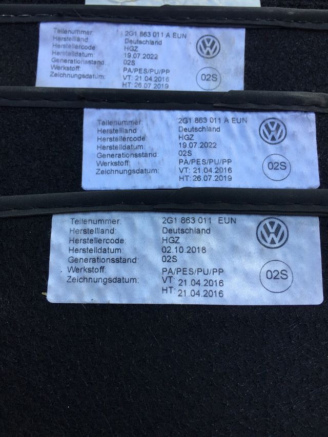 Alfombrillas ve polo VI 2019 en adelante