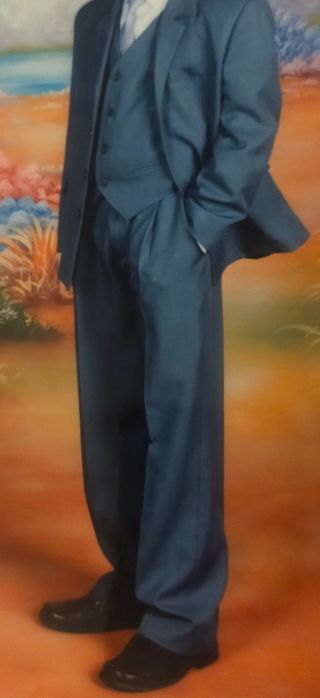 Traje comunión niño - Talla 11 Azul