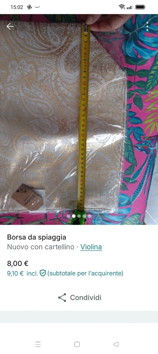 Borsa spiaggia