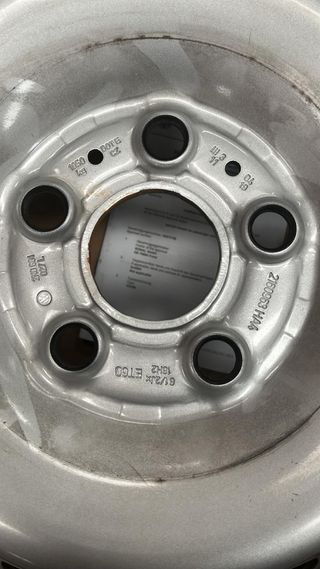 Llantas 16 de Acero  Volskwagen/Audi/Seat/Skoda