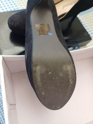 Zapatos tacón TULIPANO negros 38